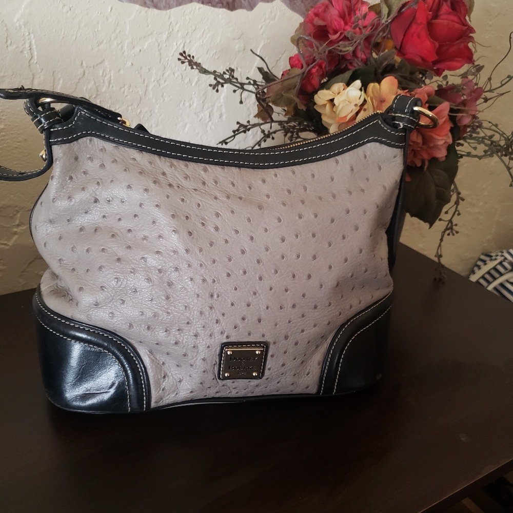 Dooney and bourke" ostrich handbag